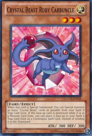Crystal Beast Ruby Carbuncle - LCGX-EN155 - Common - Unlimited available at 401 Games Canada