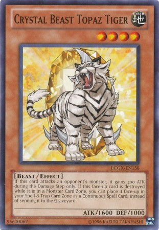 Crystal Beast Topaz Tiger - LCGX-EN158 - Common - Unlimited available at 401 Games Canada