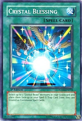 Crystal Blessing - FOTB-EN034 - Common - 1st Edition available at 401 Games Canada