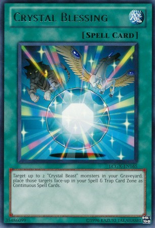 Crystal Blessing - LCGX-EN165 - Rare - Unlimited available at 401 Games Canada