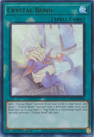 Crystal Bond - SDCB-EN046 - Ultra Rare - 1st Edition available at 401 Games Canada