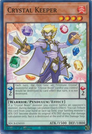 Crystal Keeper - SDCB-EN010 - Common - 1st Edition available at 401 Games Canada