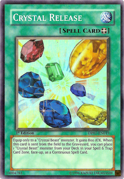 Crystal Release - DP07-EN019 - Super Rare - 1st Edition available at 401 Games Canada