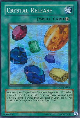 Crystal Release - DP07-EN019 - Super Rare - Unlimited available at 401 Games Canada