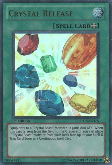 Crystal Release - LCGX-EN169 - Ultra Rare - 1st Edition available at 401 Games Canada