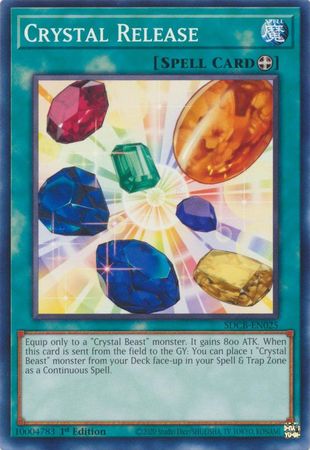 Crystal Release - SDCB-EN025 - Common - 1st Edition available at 401 Games Canada