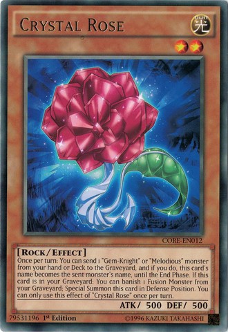Crystal Rose - CORE-EN012 - Rare - 1st Edition available at 401 Games Canada