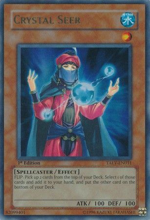 Crystal Seer - TAEV-EN031 - Ultra Rare - 1st Edition available at 401 Games Canada