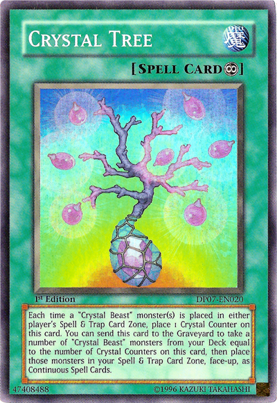 Crystal Tree - DP07-EN020 - Super Rare - 1st Edition available at 401 Games Canada