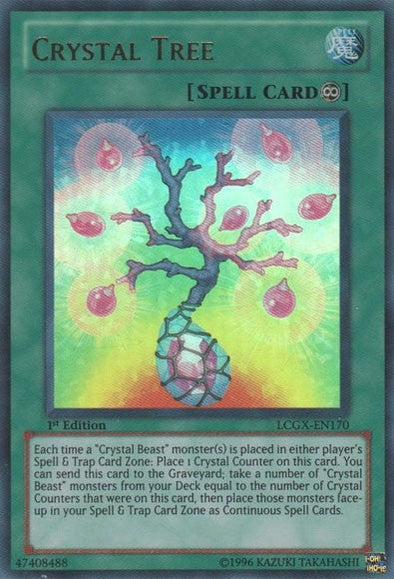 Crystal Tree - LCGX-EN170 - Ultra Rare - 1st Edition available at 401 Games Canada