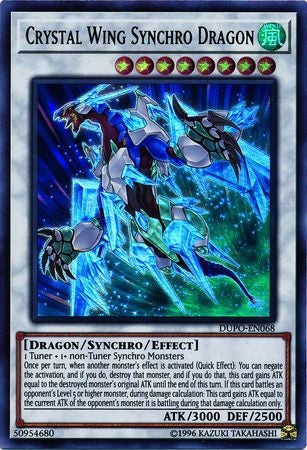 Crystal Wing Synchro Dragon - DUPO-EN068 - Ultra Rare - Unlimited available at 401 Games Canada