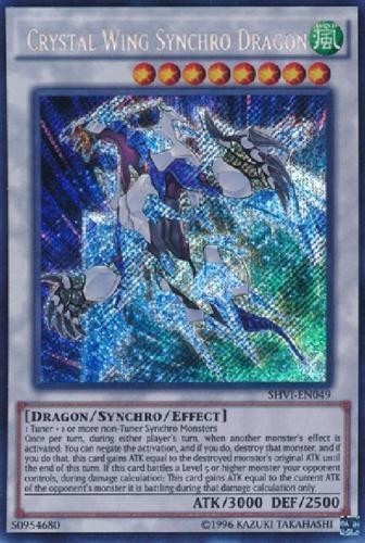 Crystal Wing Synchro Dragon - SHVI-EN049 - Secret Rare - Unlimited available at 401 Games Canada