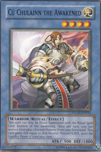 Cu Chulainn the Awakened - STON-EN033 - Common - Unlimited available at 401 Games Canada