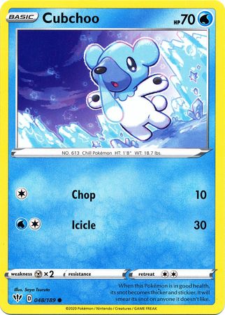 Cubchoo - 048/189 - Common available at 401 Games Canada