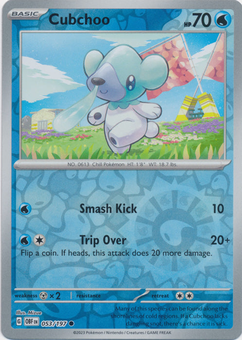 Cubchoo - 053/197 - Common - Reverse Holo available at 401 Games Canada