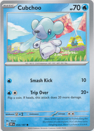 Cubchoo - 053/197 - Common available at 401 Games Canada