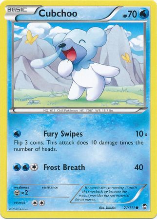 Cubchoo - 21/111 - Common available at 401 Games Canada