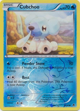 Cubchoo - 28/98 - Common - Reverse Holo available at 401 Games Canada