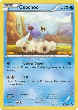 Cubchoo - 28/98 - Common available at 401 Games Canada