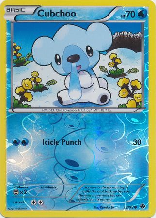 Cubchoo - 29/98 - Common - Reverse Holo available at 401 Games Canada