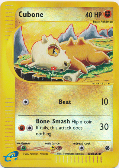 Cubone - 103/165 - Common - Reverse Holo available at 401 Games Canada