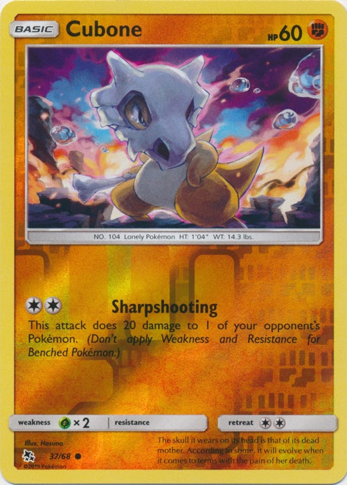 Cubone - 37/68 - Common - Reverse Holo available at 401 Games Canada