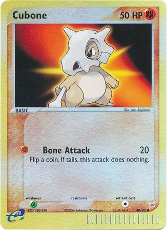 Cubone - 40/95 - Common - Reverse Holo available at 401 Games Canada