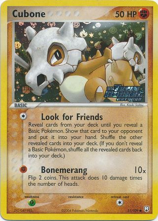 Cubone - 51/109 - Common - Reverse Holo available at 401 Games Canada