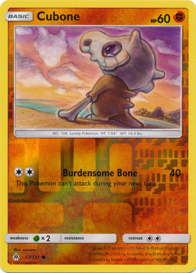 Cubone - 57/131 - Common - Reverse Holo available at 401 Games Canada