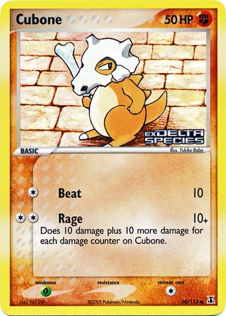 Cubone - 60/113 - Common - Reverse Holo available at 401 Games Canada