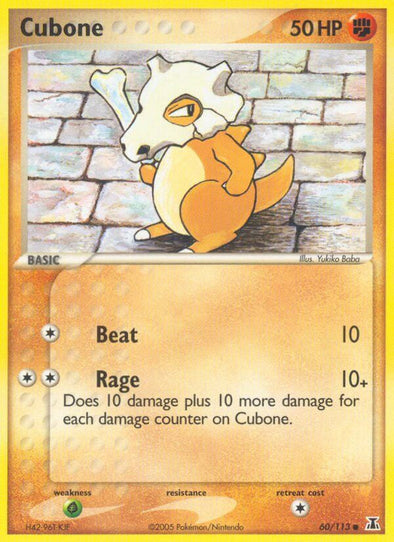 Cubone - 60/113 - Common available at 401 Games Canada