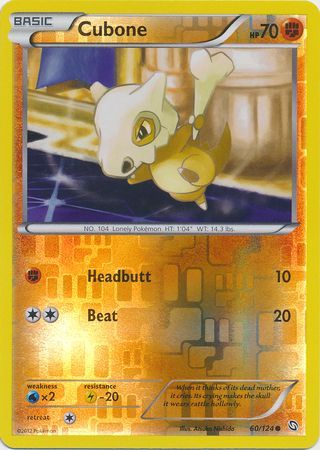 Cubone - 60/124 - Common - Reverse Holo available at 401 Games Canada