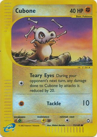 Cubone - 72/147 - Common - Reverse Holo available at 401 Games Canada