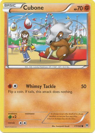 Cubone - 77/162 - Common available at 401 Games Canada