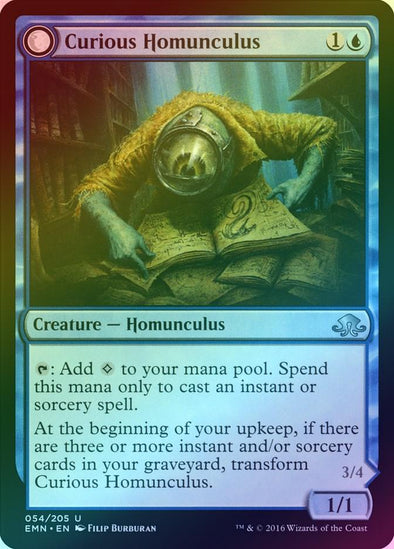 401 Games Canada - Curious Homunculus // Voracious Reader (Foil) (EMN) 401 Games Canada - Curious Homunculus // Voracious Reader (Foil) (EMN)