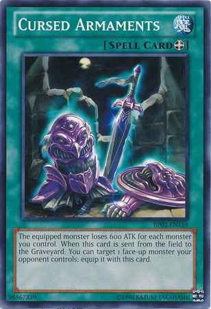 Cursed Armaments - BP02-EN159 - Common - Unlimited available at 401 Games Canada