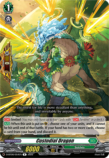 Custodial Dragon - D-BT06/054 - Rare available at 401 Games Canada