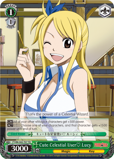 Cute Celestial User? Lucy - FT/EN-S02-T07 - Trial Deck available at 401 Games Canada