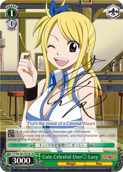 Cute Celestial User? Lucy - FT/EN-S02-T07SP - Special Rare available at 401 Games Canada