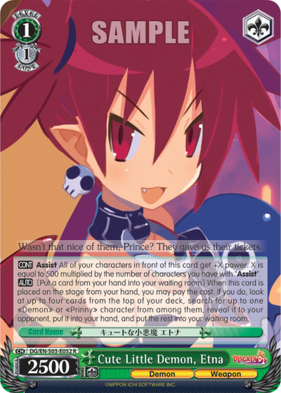 Cute Little Demon, Etna - DG/EN-S03-E052 - Rare available at 401 Games Canada