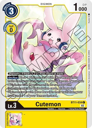 Cutemon - BT11-034 - Common available at 401 Games Canada