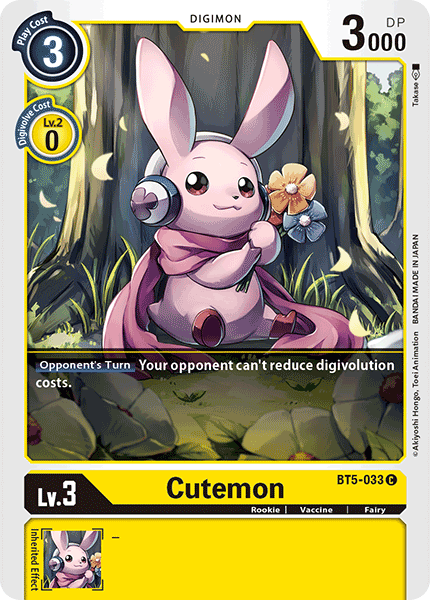 Cutemon - BT5-033 - Common available at 401 Games Canada