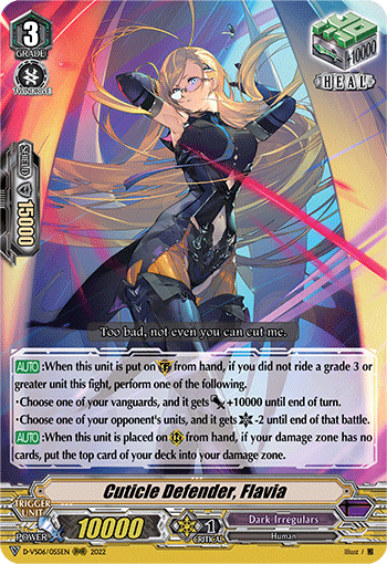 Cuticle Defender, Flavia - D-VS06/055 - Triple Rare available at 401 Games Canada