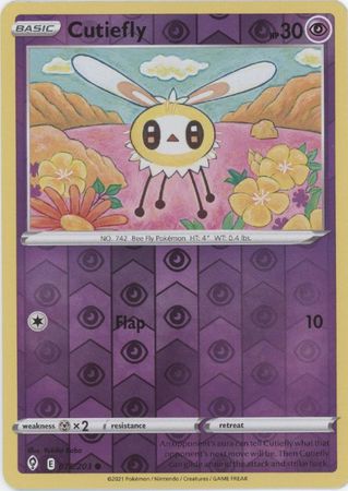 Cutiefly - 078/203 - Common - Reverse Holo available at 401 Games Canada