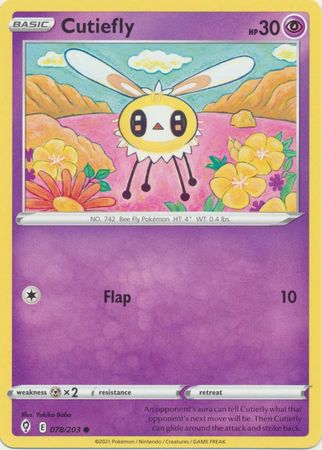 Cutiefly - 078/203 - Common available at 401 Games Canada