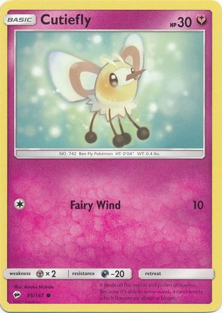 Cutiefly - 95/147 - Common available at 401 Games Canada