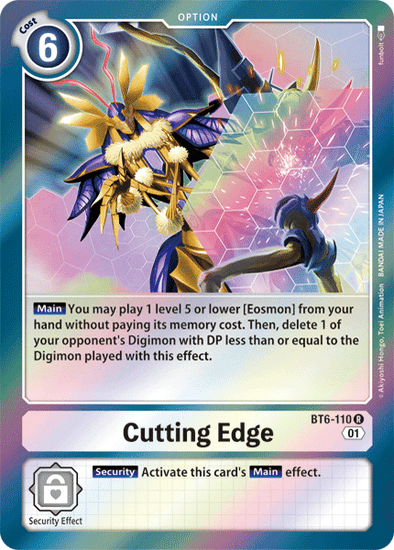 Cutting Edge - BT6-110 - Rare available at 401 Games Canada