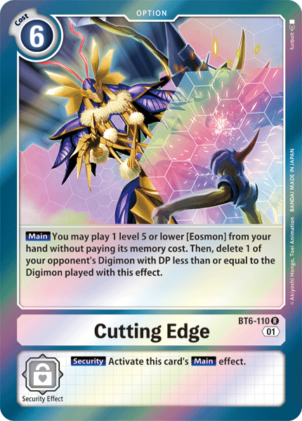 Cutting Edge - BT6-110 - Rare available at 401 Games Canada