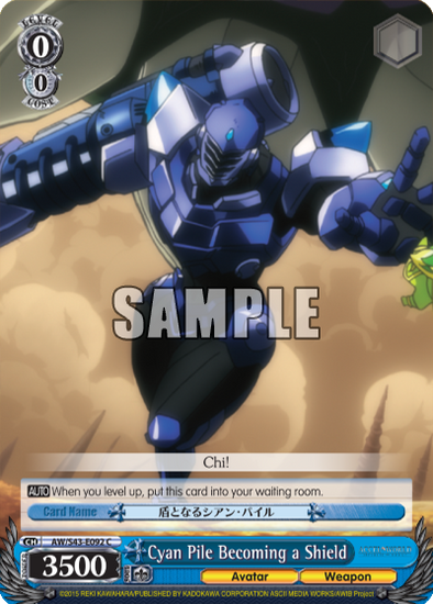 Cyan Pile Becoming a Shield - AW/S43-E092 - Common available at 401 Games Canada