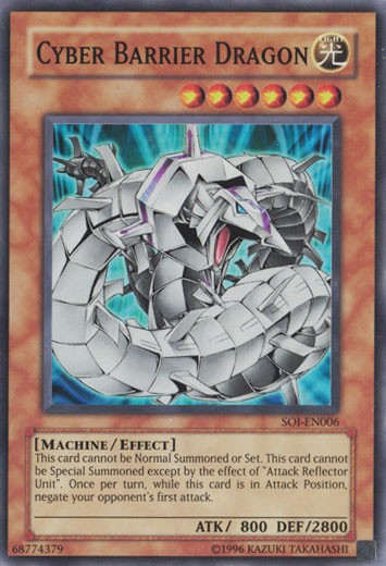 Cyber Barrier Dragon - SOI-EN006 - Super Rare - Unlimited available at 401 Games Canada